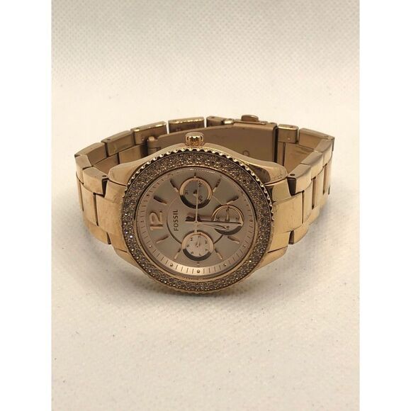 Fossil ES3590 Women's Stainless Steel Analog Dial Quartz Genuine Watch LP248 - Picture 5 of 9